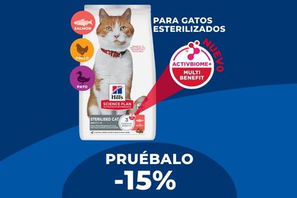Comprar Hill's Science Plan para gatos esterilizados con un -15% de descuento