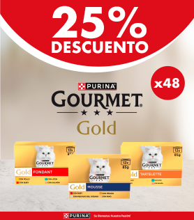 Al ejecutar la llamada a la acción será redirigido a la página de Purina Gourmet en la web de Tiendanimal.