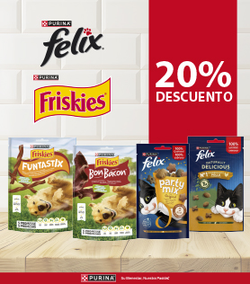 Al ejecutar la llamada a la acción será llevado a la página de Purina Snacks en la web de Tiendanimal.