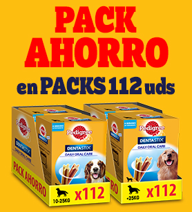 Oferta de snack dentales para perro marca Dentastix