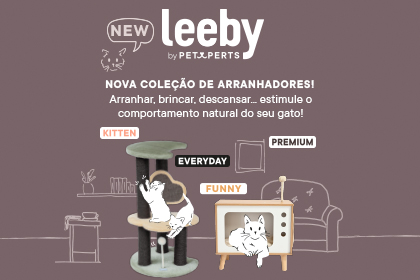 Descubra toda a coleção especial de novos arranhadores Leeby para o seu gato