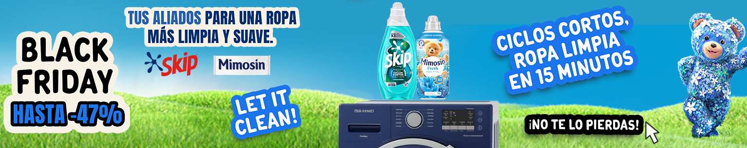 B [56573] - Unilever - Skip y Mimosin - BANNER CAT HEADER DESKTOP - L2 Detergentes y suavizantes - 19.11 a 02.12 - [AHORRAMAS] - $250$
