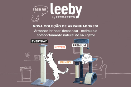 Descubra toda a coleção especial de novos arranhadores Leeby para o seu gato