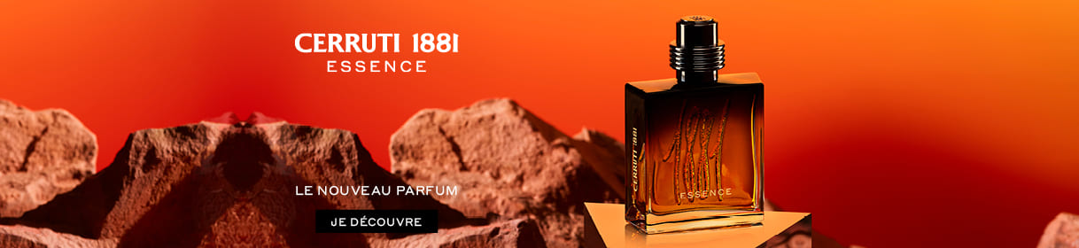 Banner for DESIGNER PARFUMS with a shop now button
