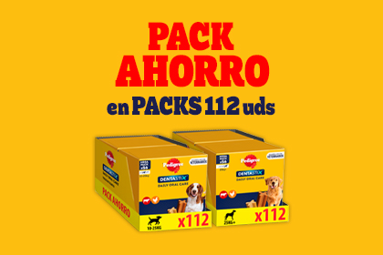 Oferta de snack dentales para perro marca Dentastix