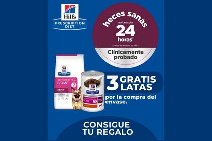 Consigue latas gratis de Hill's