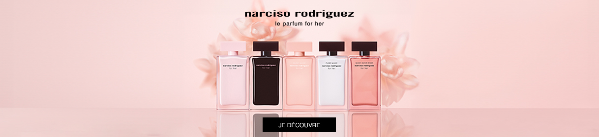 Bannière publicitaire pour Narciso avec image du produit et bouton Acheter maintenant.