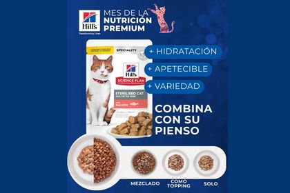 Gama adaptada a las necesidades de tu gato en cada etapa de su vida