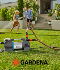Bannière promotionnelle marque Gardena