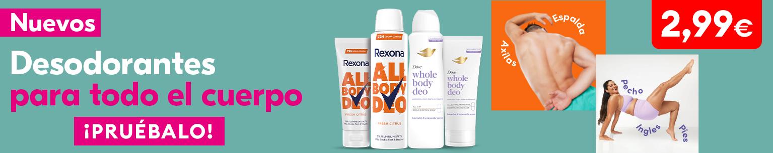B - Unilever - Personal Care Deos Body con promo - Header Cat Desktop - desodorantes - 24/25 - 56574