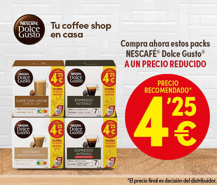 Nestle - Dolce Gusto - header cat mobile - cacao, cafe, infusiones - 01/05 - 25/06 - 46726-