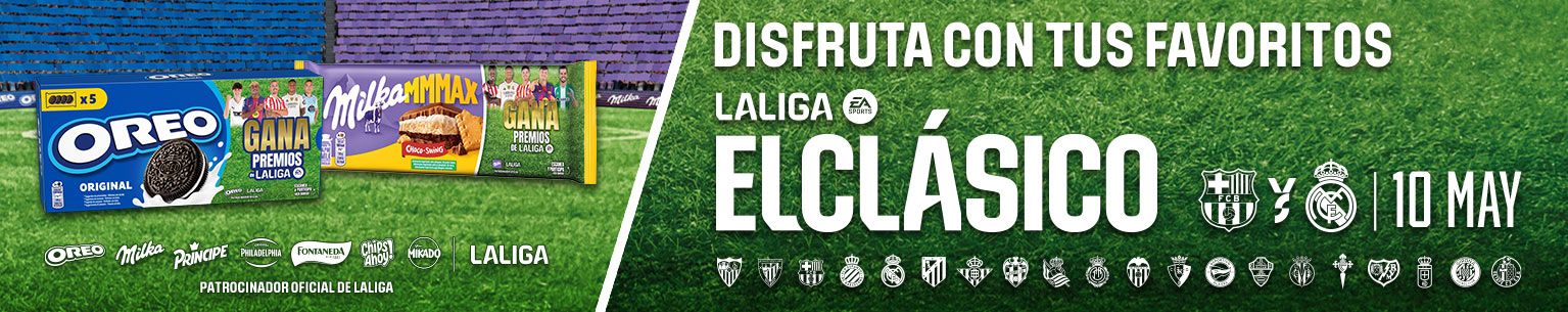 F [63996] - Mondelez - La Liga - BANNER CATEGORY HEADER Desktop - L2 Chocolates golosinas y turrones - 06.05 a 12.05 - [AHORRAMAS] - $00.00$