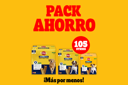 Oferta de snack dentales para perro marca Dentastix