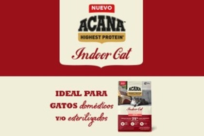 sobre ACANA, alimentación natural para gatos.