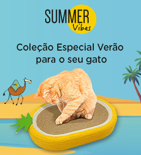 Descubra toda a coleção especial de Verão para o seu gato
