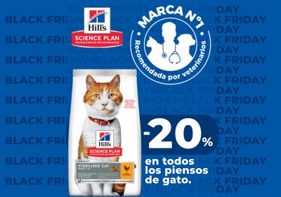 Comprar Hill's Science Plan para GATOS con un descuento especial por black friday  -20%