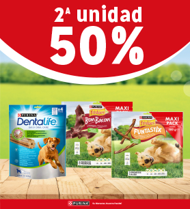Al ejecutar la llamada a la acción será redirigido a la página de Purina Snacks para Perros en la web de Kiwoko.
