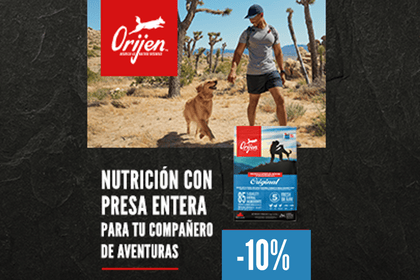 sobre ORIJEN, alimentación natural para perros.