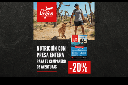 sobre ORIJEN, alimentación natural para perros.