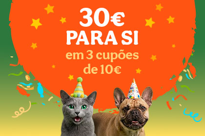 Receba 30&euro; de oferta
