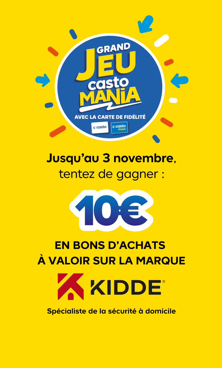 Grand Jeu Castomania avec KIDDE (spécialiste sécurité à domicile)