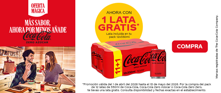 B [64274] - Coca Cola - CC Latas - BANNER CAT HEADER MOBILE - L2 Aperitivos y frutos secos - 15.04 a 28.04 - [AHORRAMAS] - $250.04$